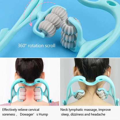 Ethereal Manual Neck Massager Trigger Point Roller Massager