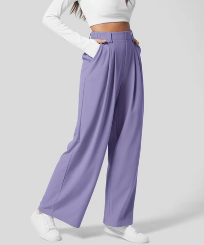 Alden Elegant Elasticated High-Waisted Trousers | Last Day Of Sale!