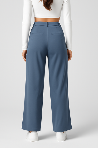 Alden Elegant Elasticated High-Waisted Trousers | Last Day Of Sale!