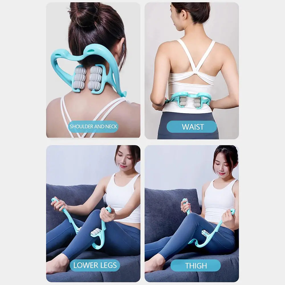 Ethereal Manual Neck Massager Trigger Point Roller Massager