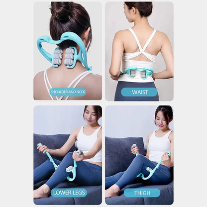 Ethereal Manual Neck Massager Trigger Point Roller Massager
